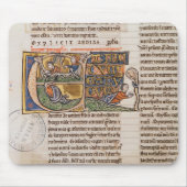 Historiated Initiale "E" Jonas darstellend Mousepad (Vorne)