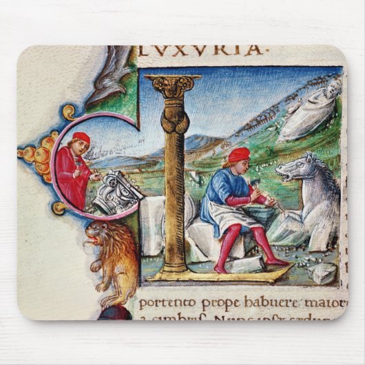 Historiated Initiale 'L Mousepad (Vorne)