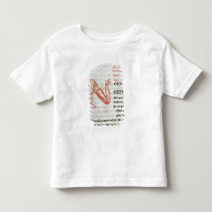 Historiated Initiale 'N Kleinkind T-shirt