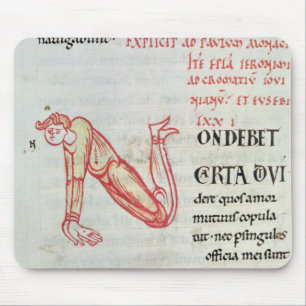 Historiated Initiale 'N Mousepad