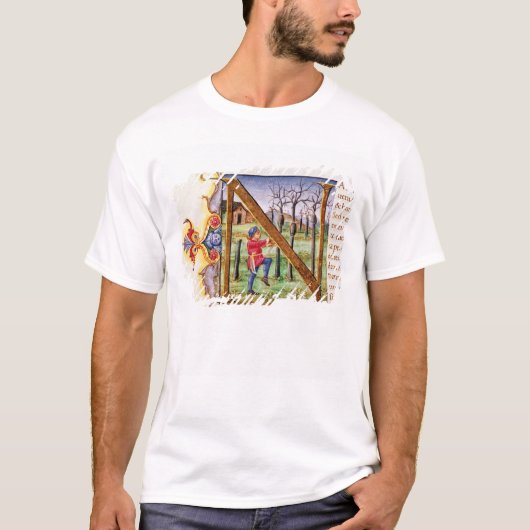 Historiated Initiale 'N T-Shirt (Vorderseite)