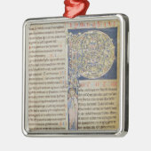 Historiated Initiale 'P Silbernes Ornament (Links)