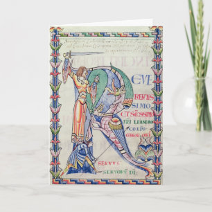 Historiated Initiale 'R