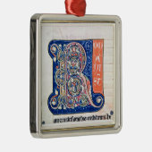 Historiated Initiale "R" 2 Ornament Aus Metall (Rechts)