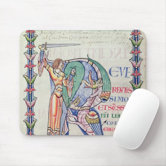 Historiated Initiale 'R Mousepad (Mit Mouse)