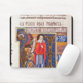 Historiated Initiale "U" Joel darstellend Mousepad (Mit Mouse)