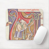 Historiated Initiale "V" Amos darstellend Mousepad (Mit Mouse)