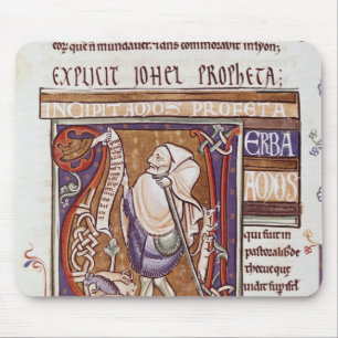 Historiated Initiale "V" Amos darstellend Mousepad