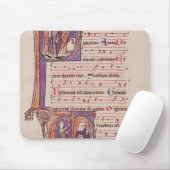 Historiated Initialen 'P Mousepad (Mit Mouse)