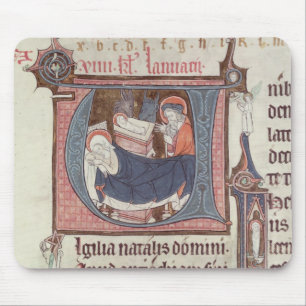 Historiated Initialen "U" und 'I Mousepad