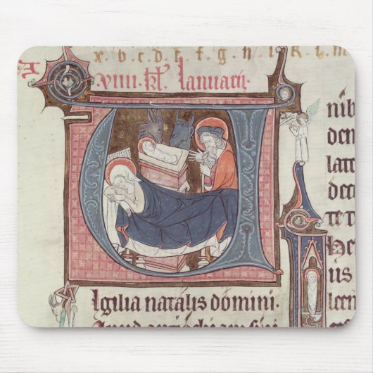 Historiated Initialen "U" und 'I Mousepad (Vorne)