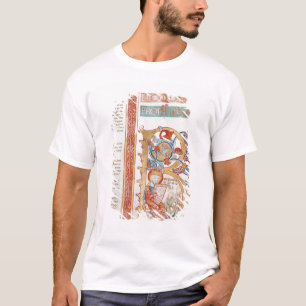 Historiated zeichnen "B ab", das König David T-Shirt