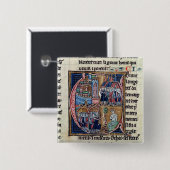 Historiated zeichnen "C ab", das Konrad III Button (Vorne & Hinten)