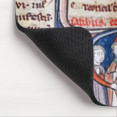 Historiated zeichnen "D ab", das eine Heirat Mousepad (Ecke)