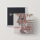 Historiated zeichnen "L" Baum von darstellend ab Button (Vorne & Hinten)