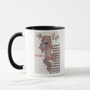 Historiated zeichnen "L" Baum von darstellend ab Tasse