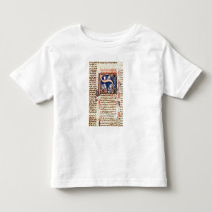 Historiated zeichnen "S ab", das Papst Gregory Kleinkind T-shirt