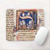 Historiated zeichnen "S ab", das Papst Gregory Mousepad (Mit Mouse)