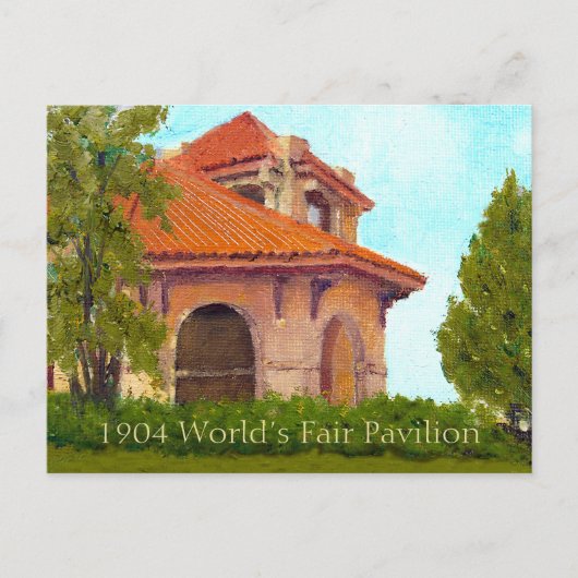 Historic 1904 World’s Fair Pavilion - St Louis Postkarte (Vorderseite)