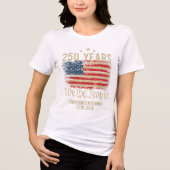 Historic 250 Years USA Tee – We the People & Gold  (Vorderseite)