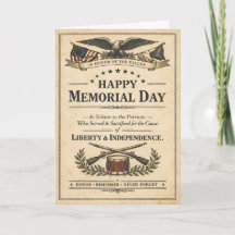 Historic Americana Proclamation Memorial Day