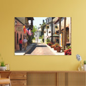 Historic Aviles Street Leinwanddruck (Insitu (Wohnzimmer))