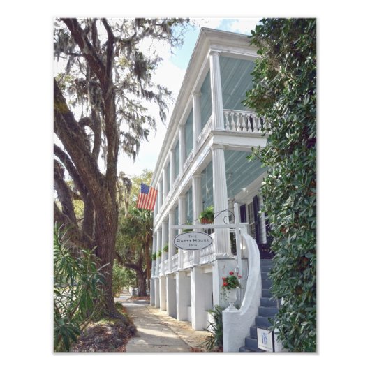 Historic Beaufort, South Carolina, Inn 11x14 Fotodruck (Vorne)