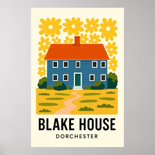 Historic Blake House Poster (Vorne)