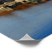 Historic Boat House Row, Philadelphia, PA Poster (Ecke)
