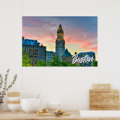 Historic Boston, Massachusetts, USA Poster (Küche)