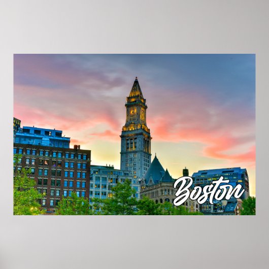 Historic Boston, Massachusetts, USA Poster (Vorne)