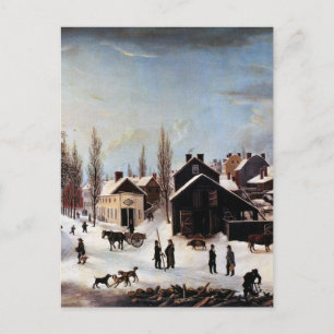 HISTORIC BROOKLYN CHRISTMAS CARD FEIERTAGSPOSTKARTE