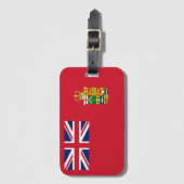 Historic Canadian Red Ensign 1871-1921 Gepäckanhänger (Vorderseite Vertikal)