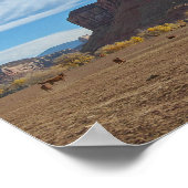 Historic Dugout Ranch, Utah Poster (Ecke)