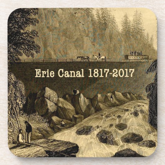 Historic Erie Canal Bicentennial Years Getränkeuntersetzer (Vorderseite)