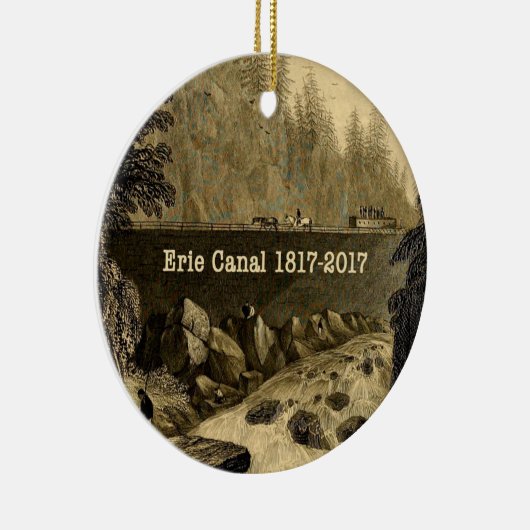 Historic Erie Canal Bicentennial Years Keramik Ornament (Rechts)