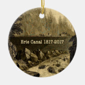 Historic Erie Canal Bicentennial Years Keramik Ornament (Vorne)