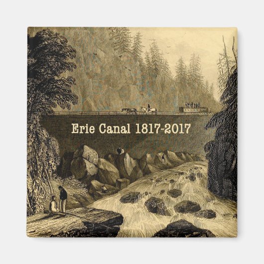 Historic Erie Canal Bicentennial Years Magnet (Vorne)