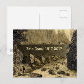 Historic Erie Canal Bicentennial Years Postkarte (Vorne/Hinten)