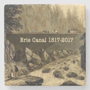 Historic Erie Canal Bicentennial Years Steinuntersetzer