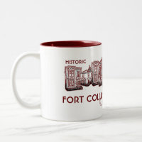 Historic Fort Collins Colorado Rote Altstadt Tasse