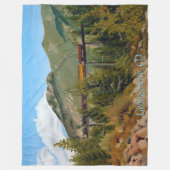 Historic Georgetown Colorado Steam Motor Train Fleecedecke (Vorderseite)