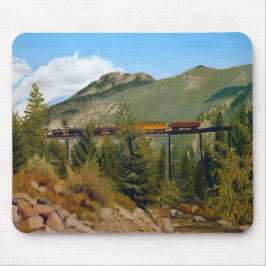Historic Georgetown Colorado Steam Motor Train Mousepad