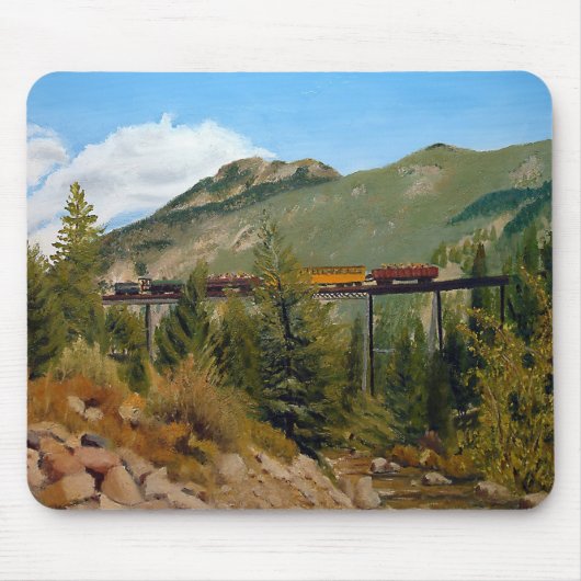 Historic Georgetown Colorado Steam Motor Train Mousepad (Vorne)