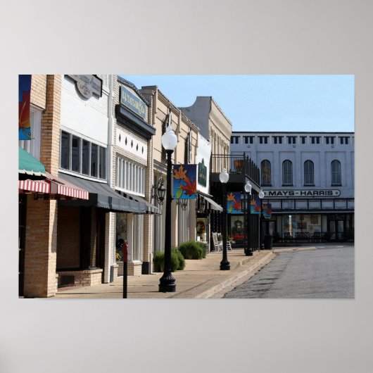 Historic Henderson, Texas Poster (Vorne)