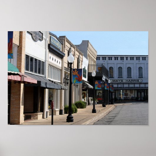 Historic Henderson, Texas Poster (Vorne)