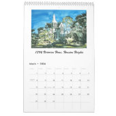 Historic Homes, Houston & Galveston, 2026 Calendar Kalender (Mär 2026)