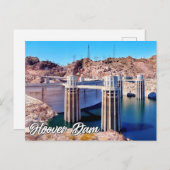 Historic Hoover Dam, Nevada, USA Postkarte (Vorne/Hinten)