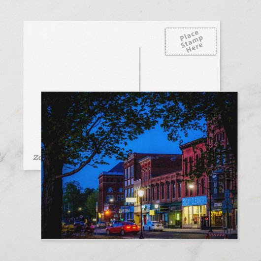 Historic Hudson Falls Postkarte (Vorne/Hinten)