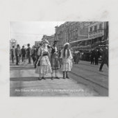 Historic Mardi Gras New Orleans Photo Postkarte (Vorderseite)